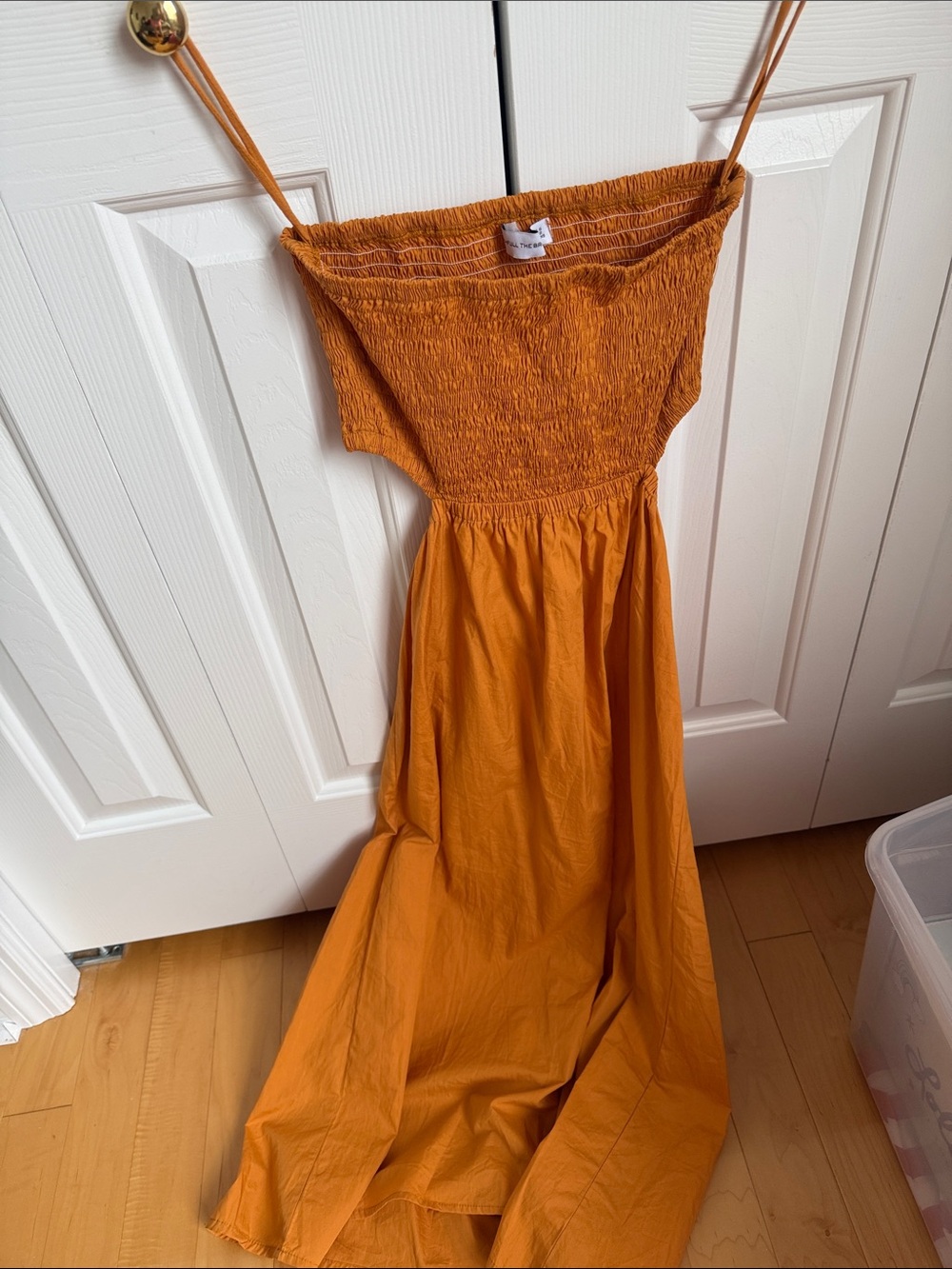 Beautiful smocked midi faithful the brand dress